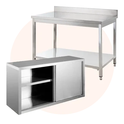 
Mobilier en inox