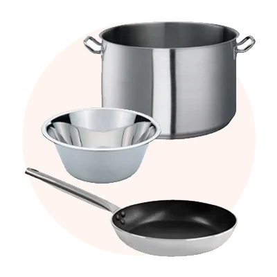 
Casseroles, poêles et plats en inox