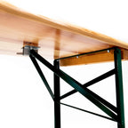 Feros Ensemble de brasserie pliable avec table de 70 cm - qualité de brasserie
