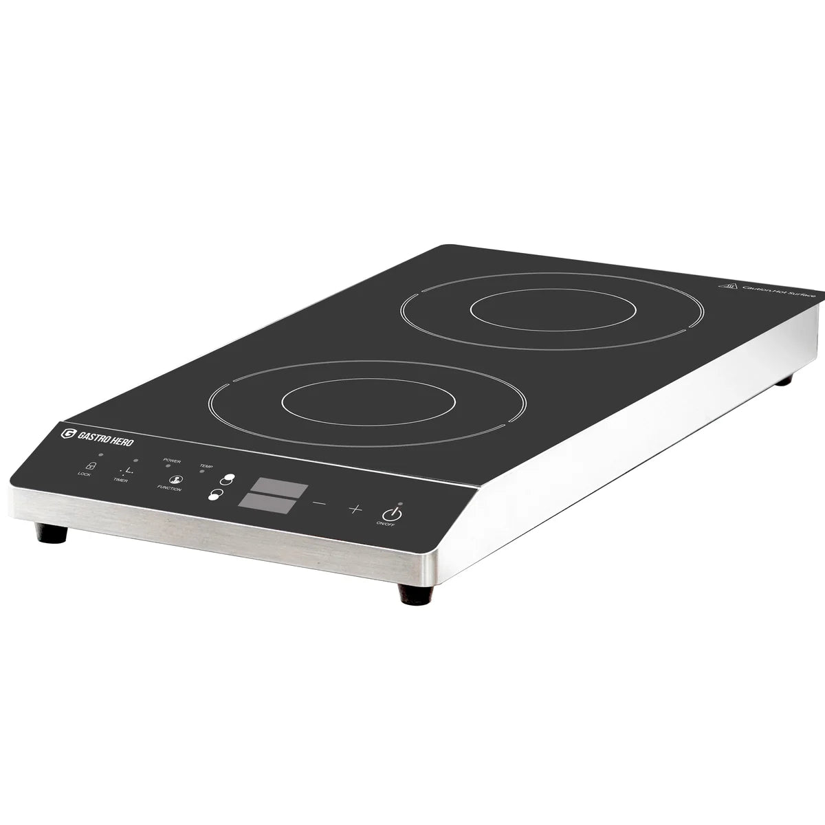 Doppel-Induktionskochfeld ECO - Vertikal - 1,8 kW & 1,7 kW