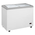 Eiscreme-Gefriertruhe 217 Liter mit LED-Beleuchtung und Rollen