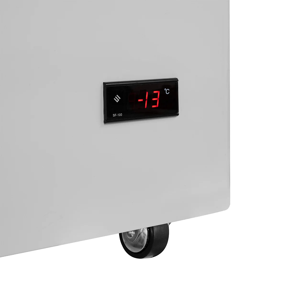Eiscreme-Gefriertruhe 217 Liter mit LED-Beleuchtung und Rollen