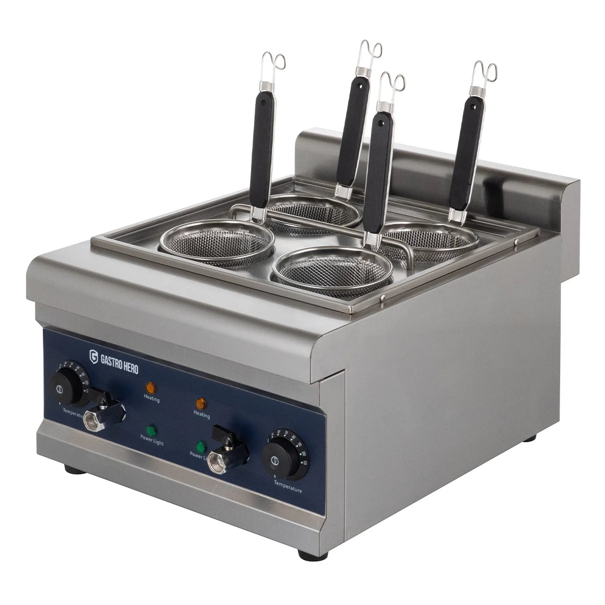 Elektrischer Nudelkocher - 4 Siebe - 16,5l