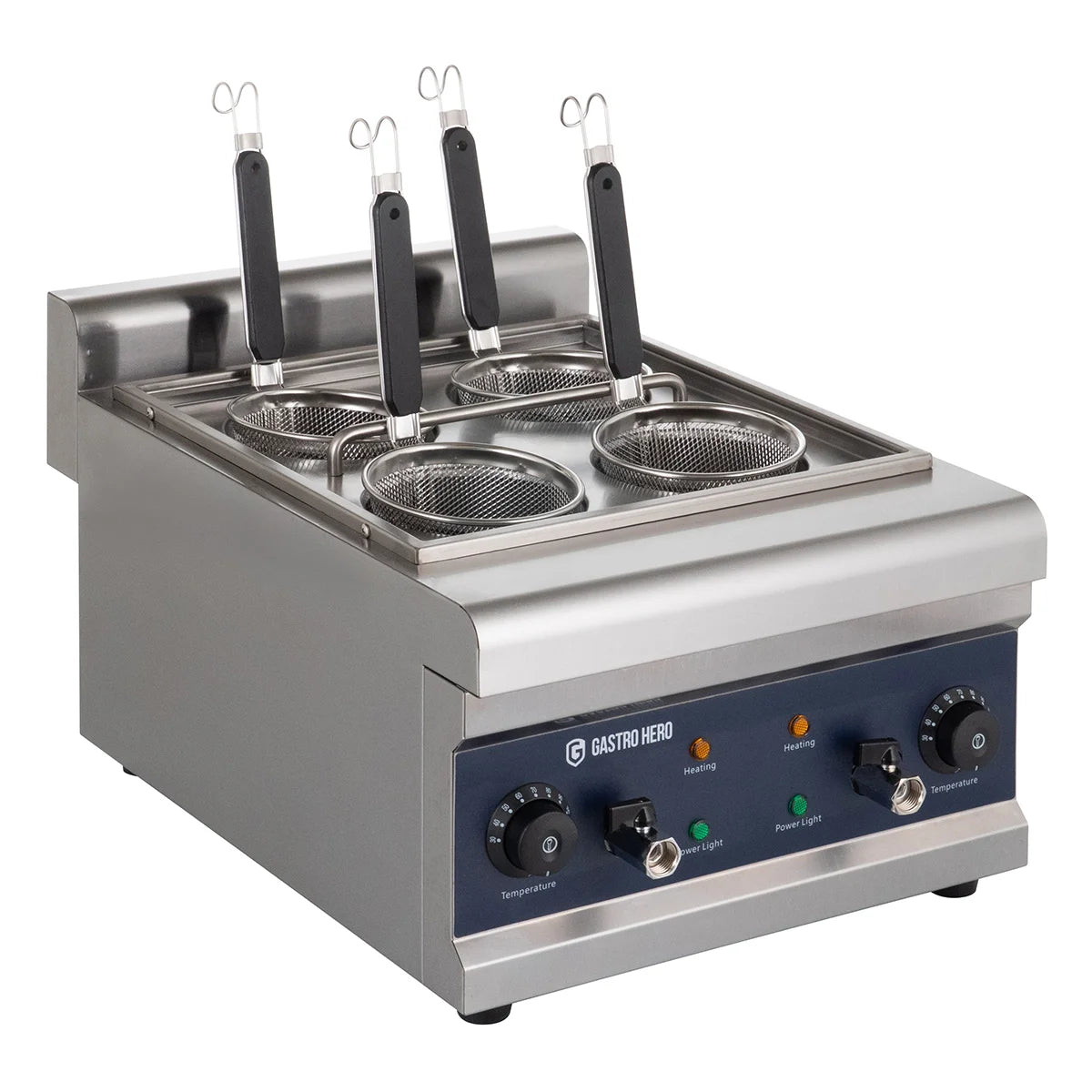 Elektrischer Nudelkocher - 4 Siebe - 16,5l