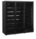 Tefcold Displaygefrierschrank Atom Maxi F3DBB, schwarz