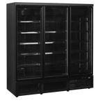 Tefcold Displaygefrierschrank Atom Maxi F3DBB, schwarz