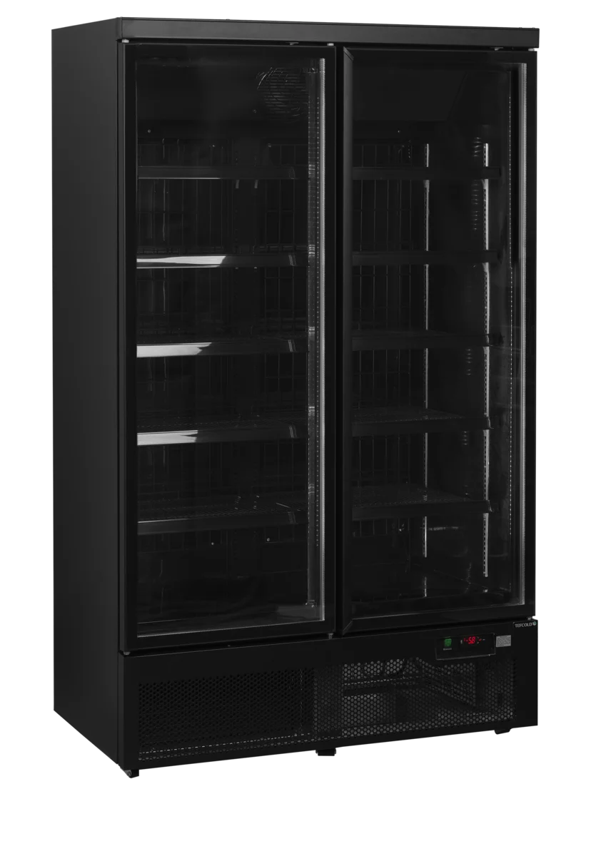 Tefcold Displaygefrierschrank Atom Maxi F2DBB, schwarz