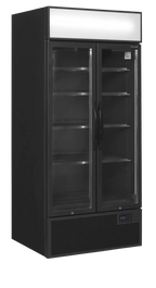Tefcold Display-Kühlschrank FSC891H Black