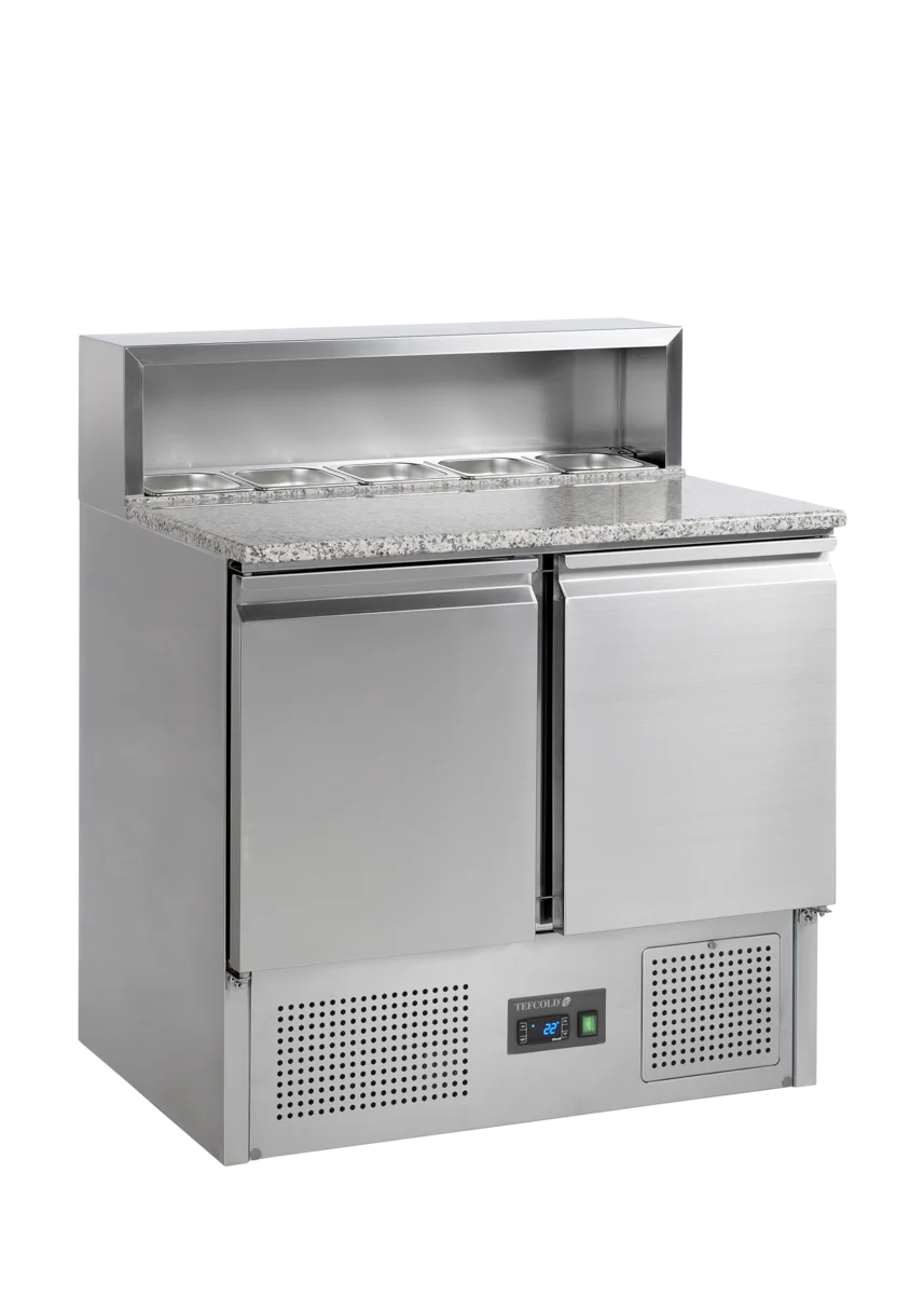Tefcold Pizzakühltheke PT920, GN 1/1
