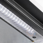 Barkühlschrank ECO 130 schwarz, LED Beleuchtung, unterbaubar