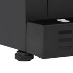 Barkühlschrank ECO 130 schwarz, LED Beleuchtung, unterbaubar