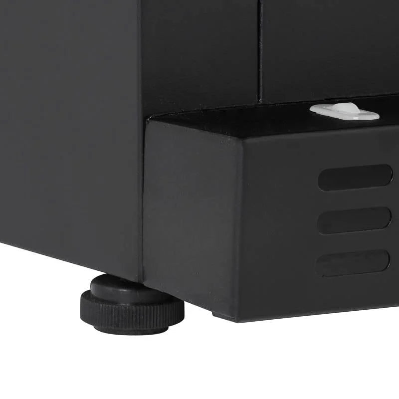 Barkühlschrank ECO 130 schwarz, LED Beleuchtung, unterbaubar