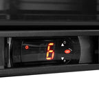 Barkühlschrank ECO 130 schwarz, LED Beleuchtung, unterbaubar