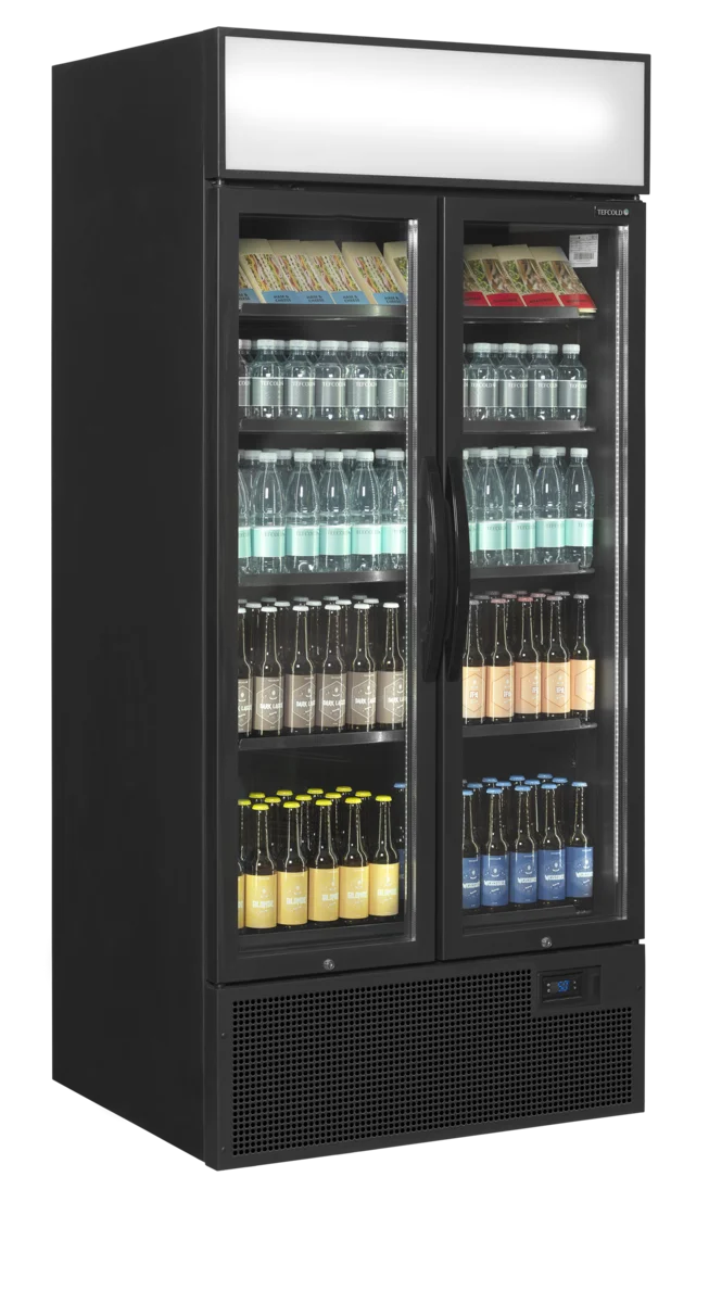 Tefcold Display-Kühlschrank FSC891H Black