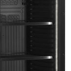 Tefcold Flaschenkühlschrank CEV425CP BLACK