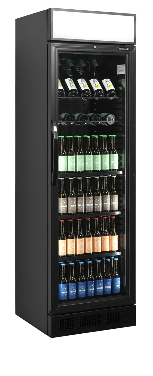 Tefcold Flaschenkühlschrank CEV425CP BLACK