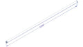 T8 LED Röhre 1200mm 11,6W 2700-3000K für Fleisch für SOCA / SOCB Range