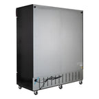 Getränkekühlschrank ECO 1500 mit Klapptüren und Leuchtaufsatz