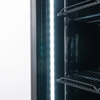 Getränkekühlschrank ECO 630 mit Leuchtaufsatz und Schiebetüren