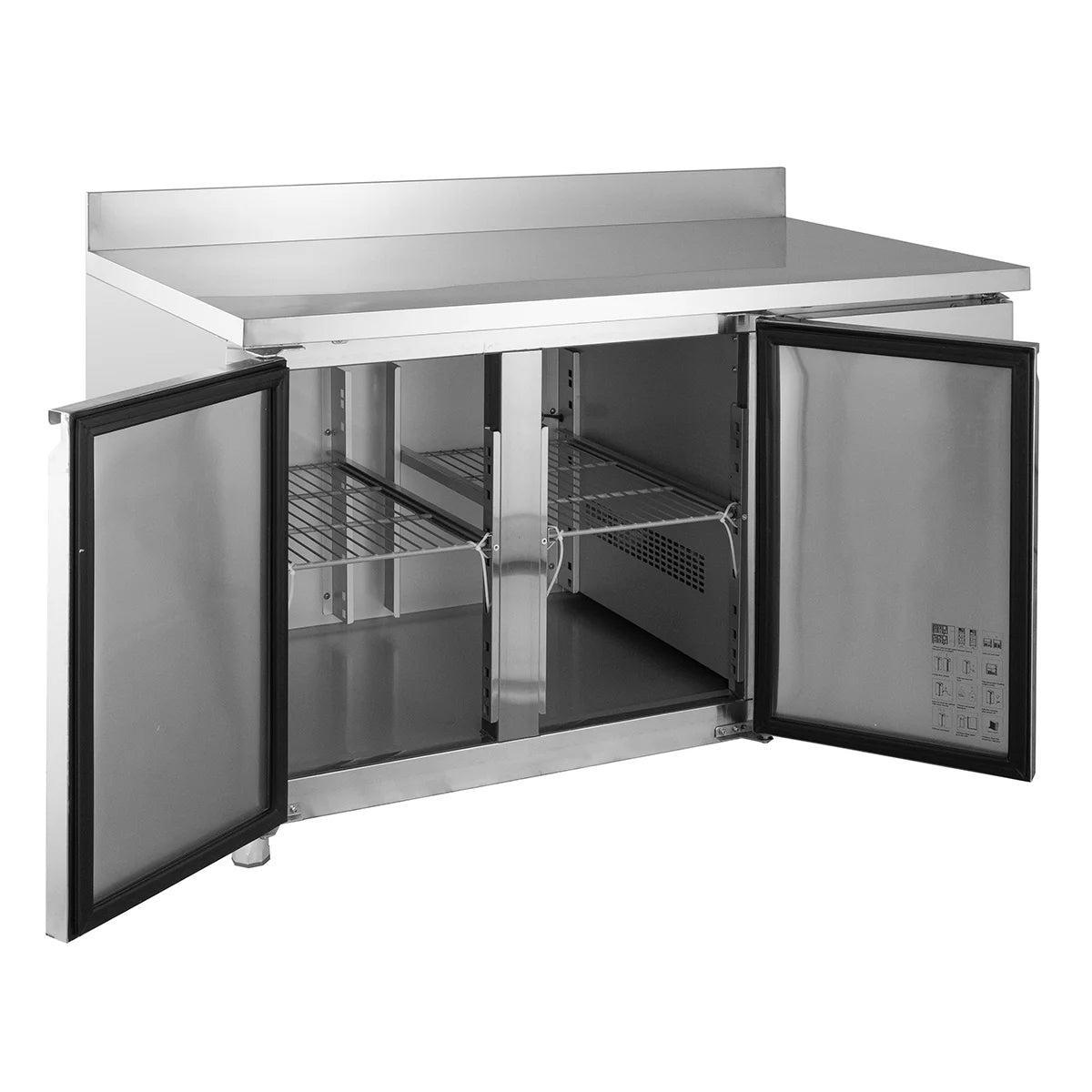 Table réfrigérée ECO 2/0 avec dosseret - GN 1/1