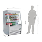 Polar G-Serie Multideck-Wandkühlregal 918mm