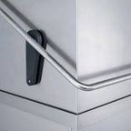 Lave-vaisselle à capot ECO 54 SLE 50x50 cm (dimensions du panier), avec doseur de détergent et de produit de rinçage, avec pompe de vidange & adoucisseur, Fabriqué en Europe, 400 Volt