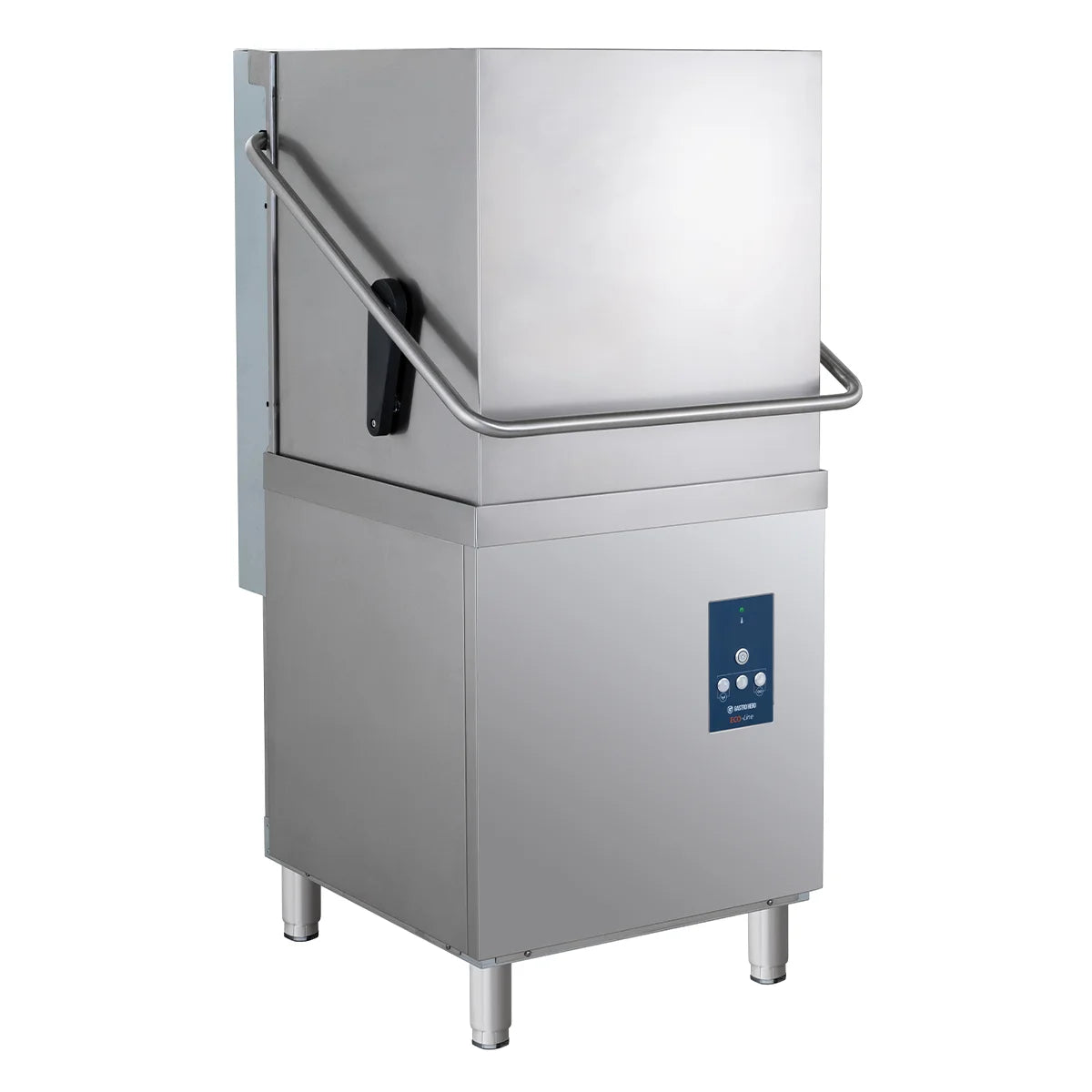 Lave-vaisselle à capot ECO 54 SLE 50x50 cm (dimensions du panier), avec doseur de détergent et de produit de rinçage, avec pompe de vidange & adoucisseur, Fabriqué en Europe, 400 Volt