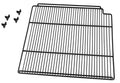 Une grille droite et quatre clips pour GKS-1000KT/GKS-1500KT/GKSE1000KT/GKSE1500KT (noir)