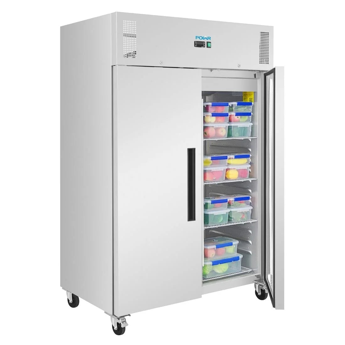 Armoire réfrigérée professionnelle Polar série G en acier inoxydable 1152 litres