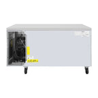 Table réfrigérée pâtissière Polar Série U EN 60 x 40 (600 x 400 mm) 2 portes 427 litres sur roulettes