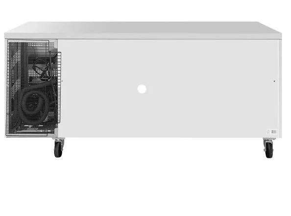 Polar U-Serie Kühltisch 6 Schubladen 465 Liter auf Rollen