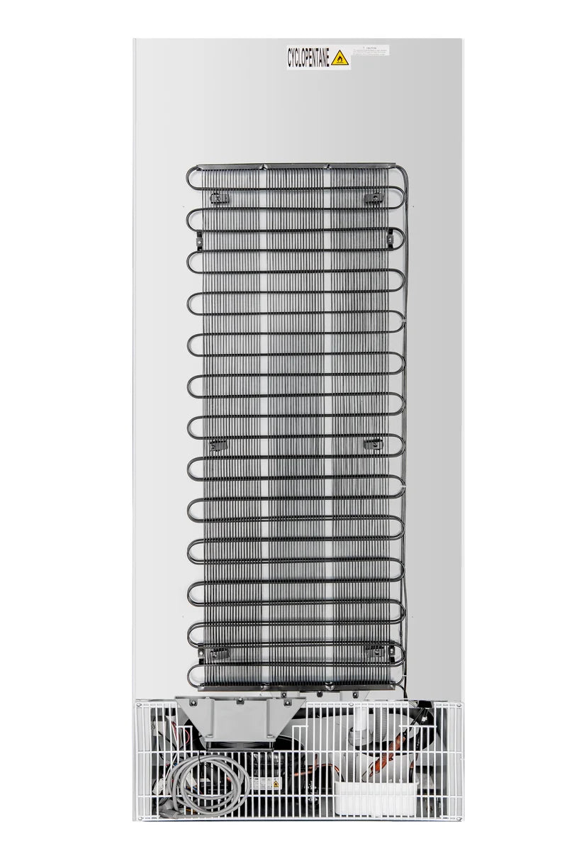 Lagertiefkühlschrank ECO 600, Innenraum aus Kunststoff, weiß