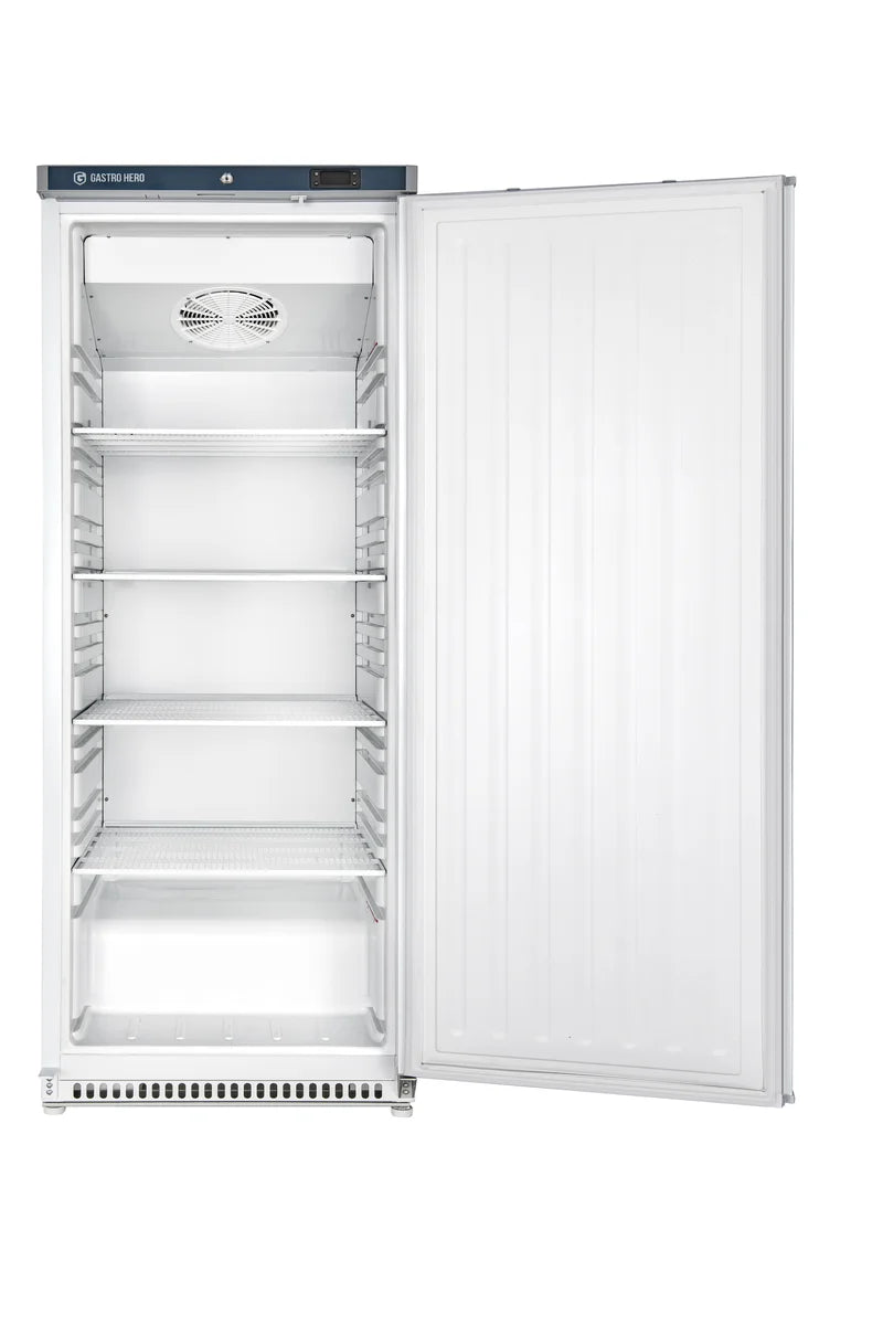 Lagertiefkühlschrank ECO 600, Innenraum aus Kunststoff, weiß
