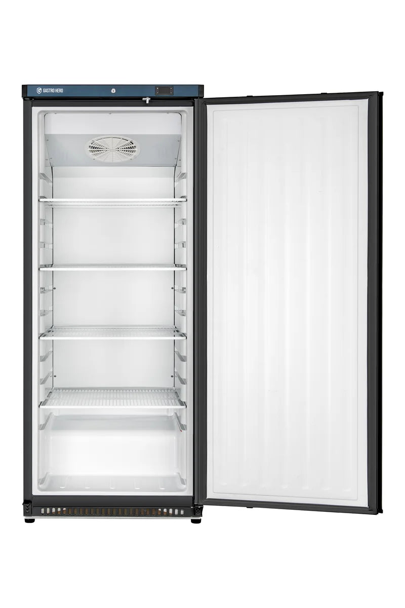 Armoire de congélation ECO 600, intérieur en plastique, noir