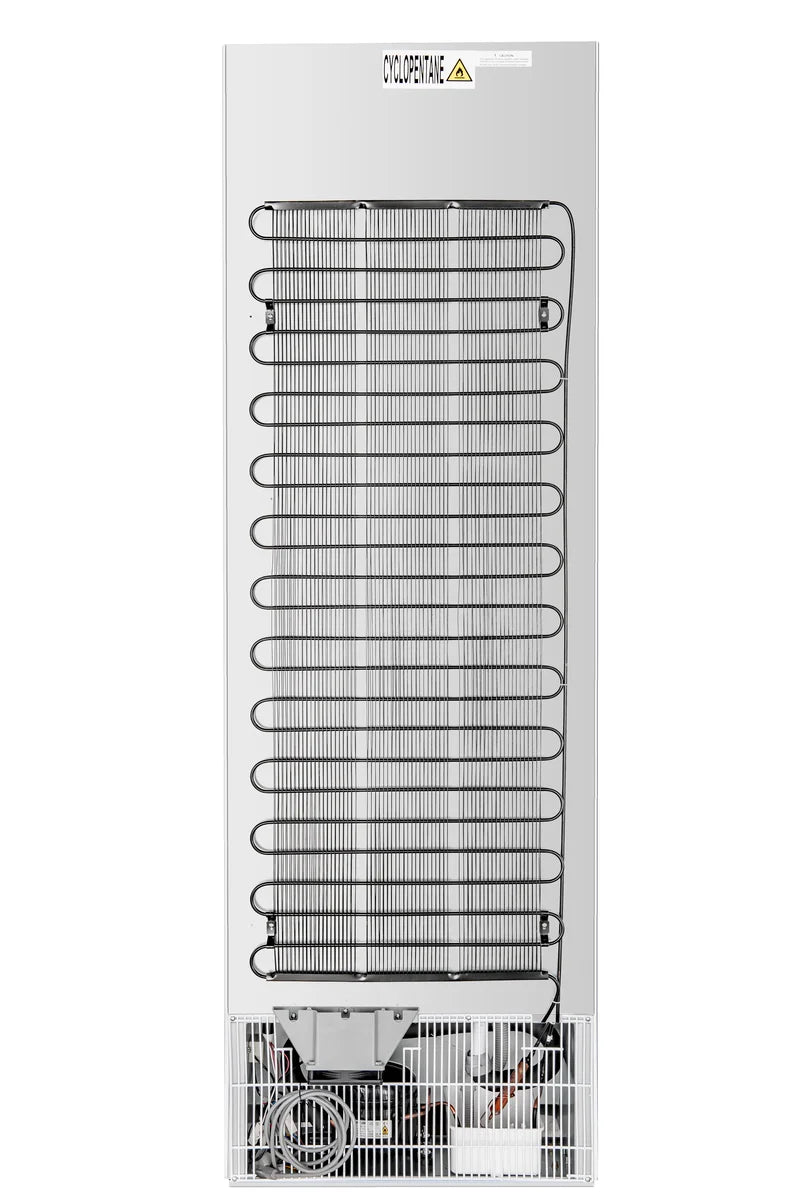 Lagertiefkühlschrank ECO 400, Innenraum aus Kunststoff, weiß