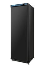 Lagertiefkühlschrank ECO 400, Innenraum aus Kunststoff, schwarz