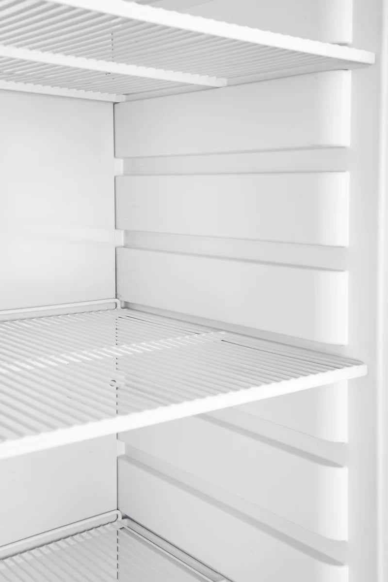 Lagertiefkühlschrank ECO 400, Innenraum aus Kunststoff, schwarz