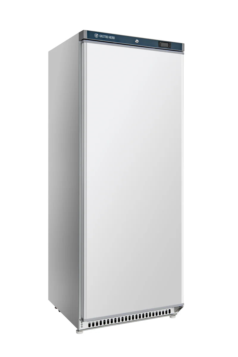 Armoire réfrigérée ECO 600, intérieur en plastique, blanc