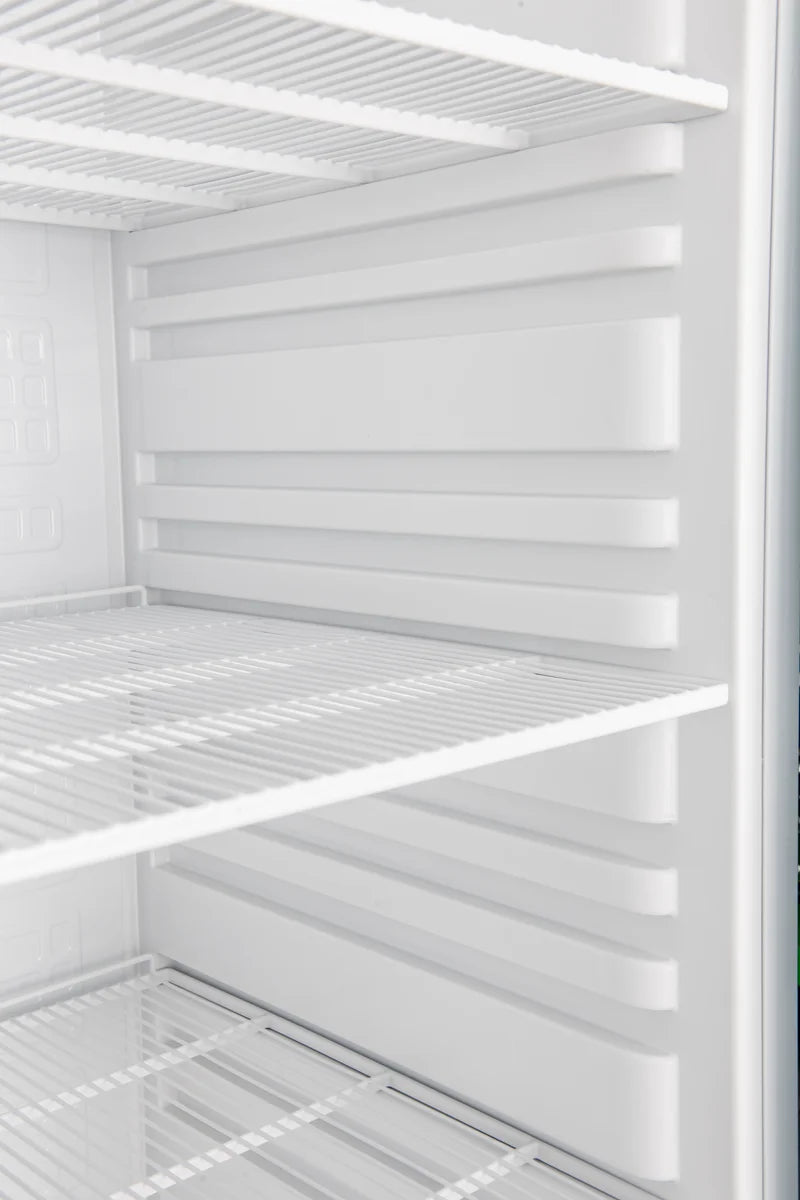 Armoire réfrigérée ECO 600, intérieur en plastique, blanc