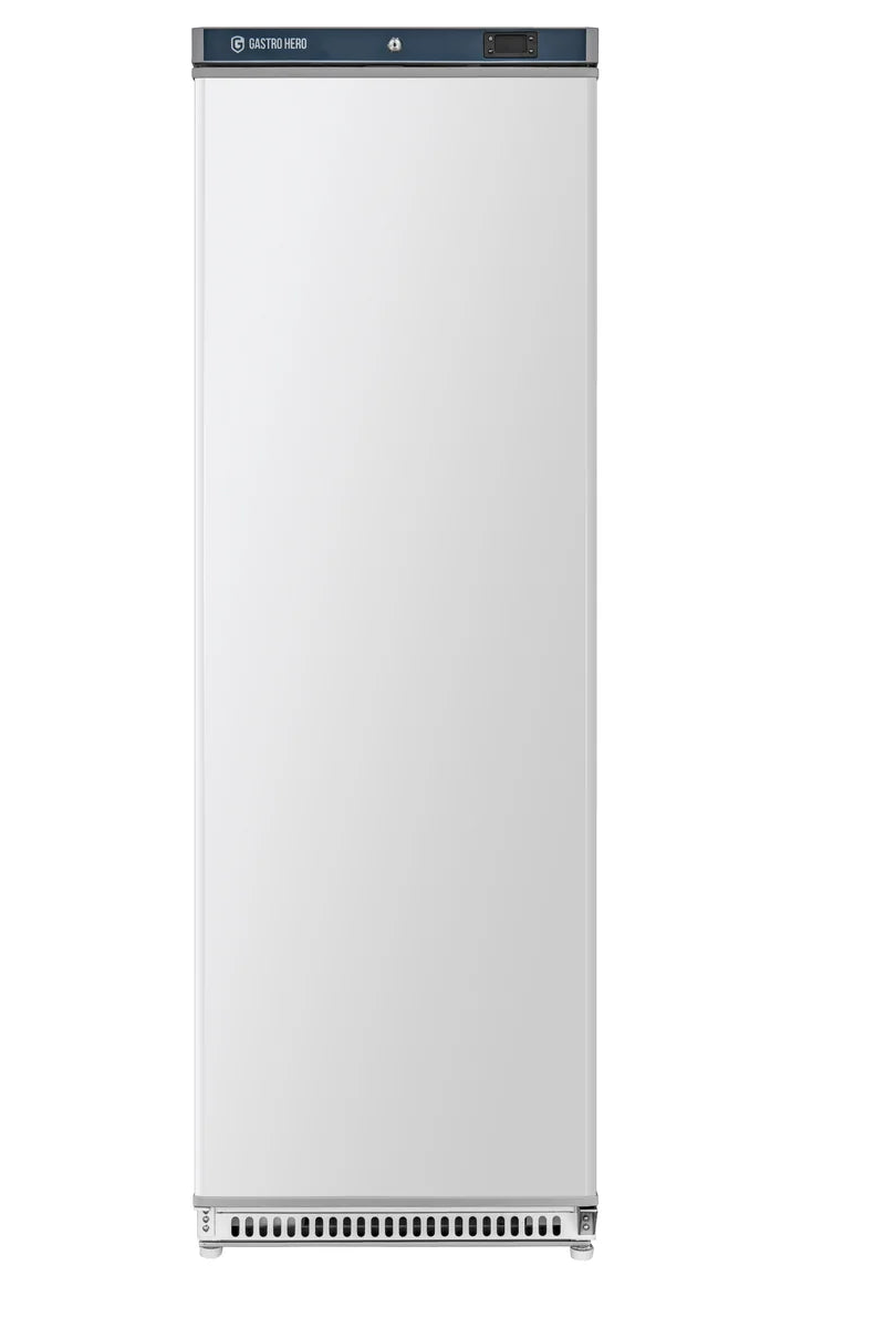 Lagerkühlschrank ECO 400, Innenraum aus Kunststoff, weiß