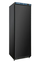Lagerkühlschrank ECO 400, Innenraum aus Kunststoff, schwarz