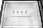 Lagerkühlschrank ECO 400, Innenraum aus Kunststoff, schwarz