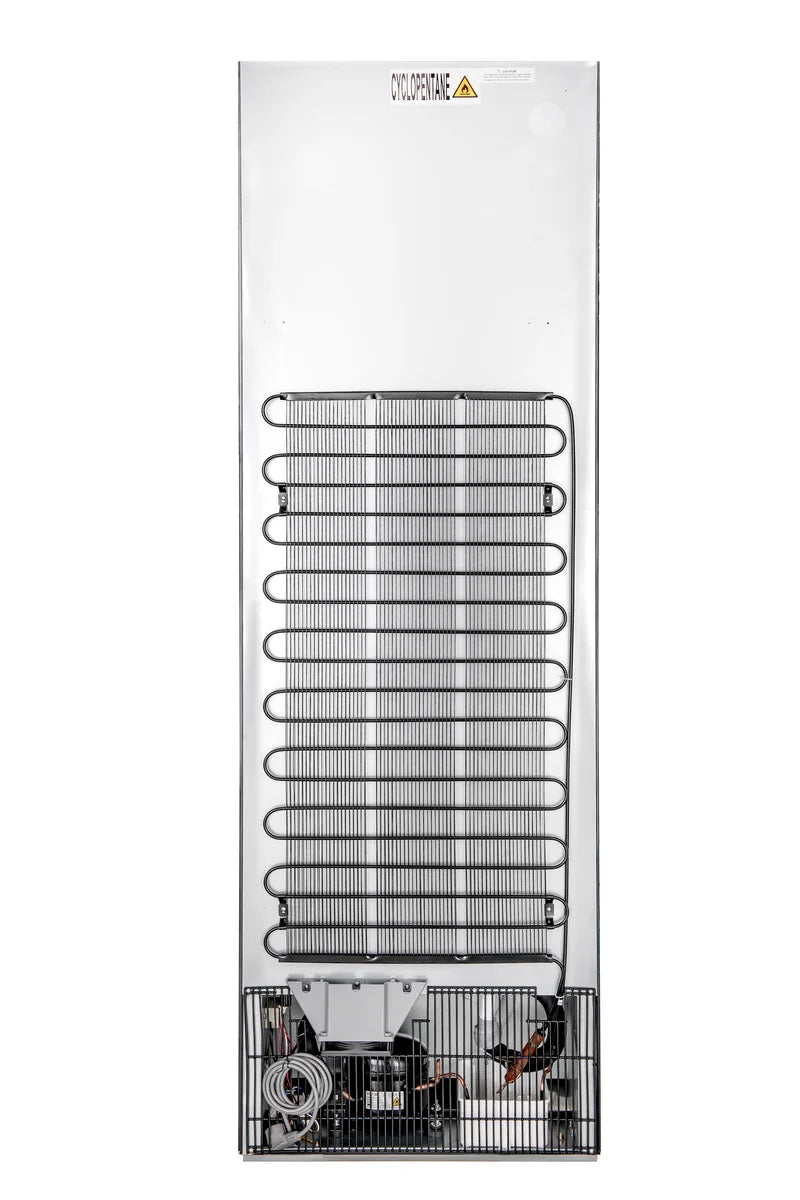 Lagerkühlschrank ECO 400, Innenraum aus Kunststoff, schwarz