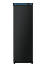 Lagerkühlschrank ECO 400, Innenraum aus Kunststoff, schwarz