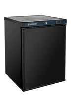 Lagerkühlschrank ECO 200, Innenraum aus Kunststoff, schwarz