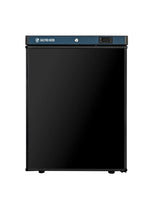 Lagerkühlschrank ECO 200, Innenraum aus Kunststoff, schwarz