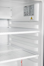 Lagerkühlschrank ECO 200, Innenraum aus Kunststoff, schwarz