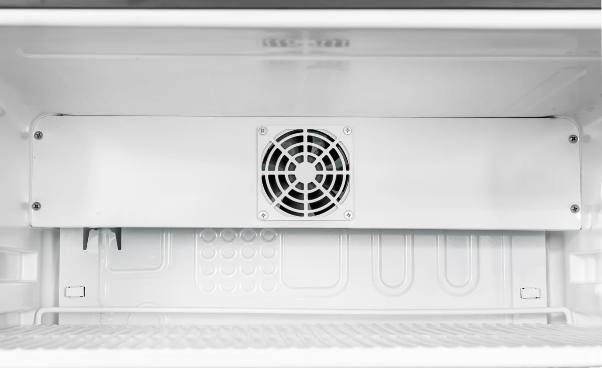 Lagerkühlschrank ECO 200, Innenraum aus Kunststoff, schwarz