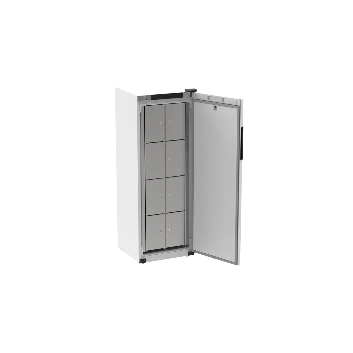 Rieber Gemeinschaftskühlschrank multipolar® 380 - 8 Fächer - Tür rechts
