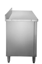 Edelstahl Arbeitsschrank Basic 120x70 mit Aufkantung 100 mm